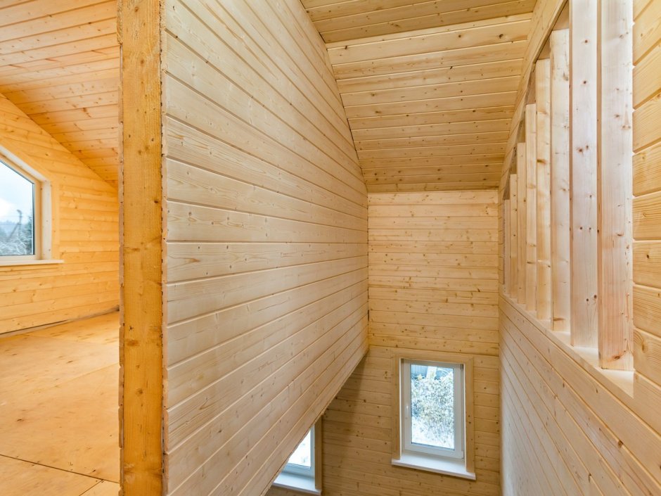 Вагонкой обшивка в доме