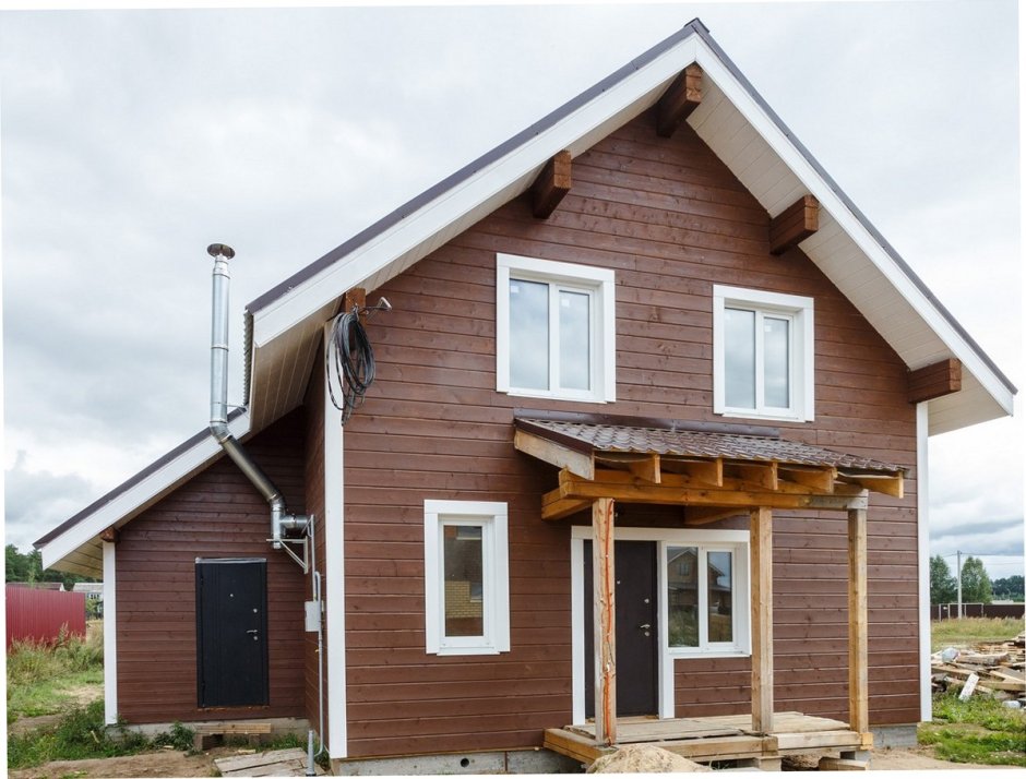 Дом имитация бруса