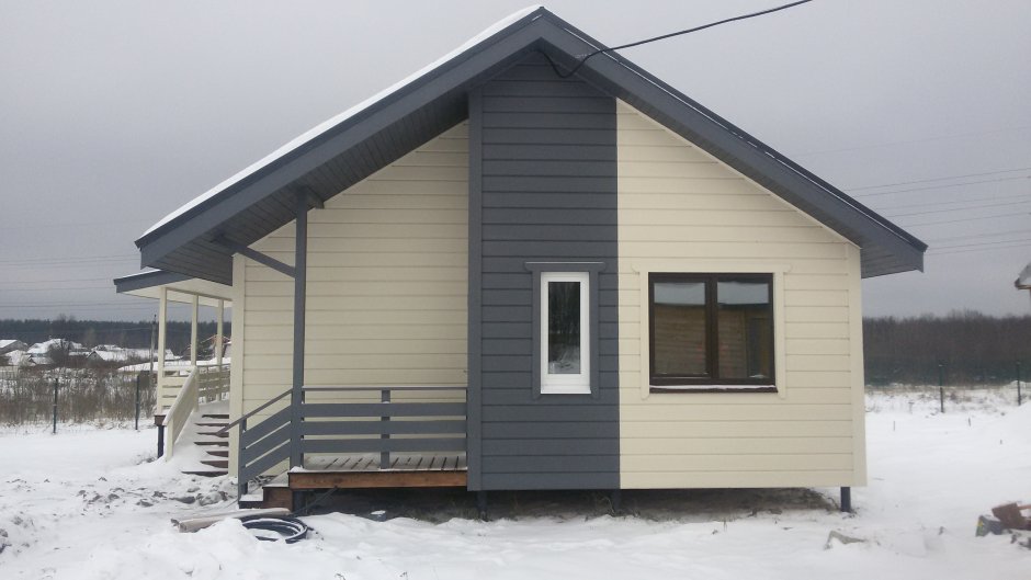 Дом из фальшбруса