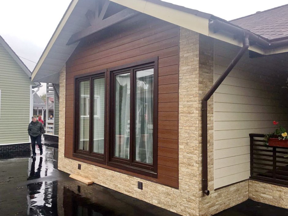 Внешняя отделка каркасного дома