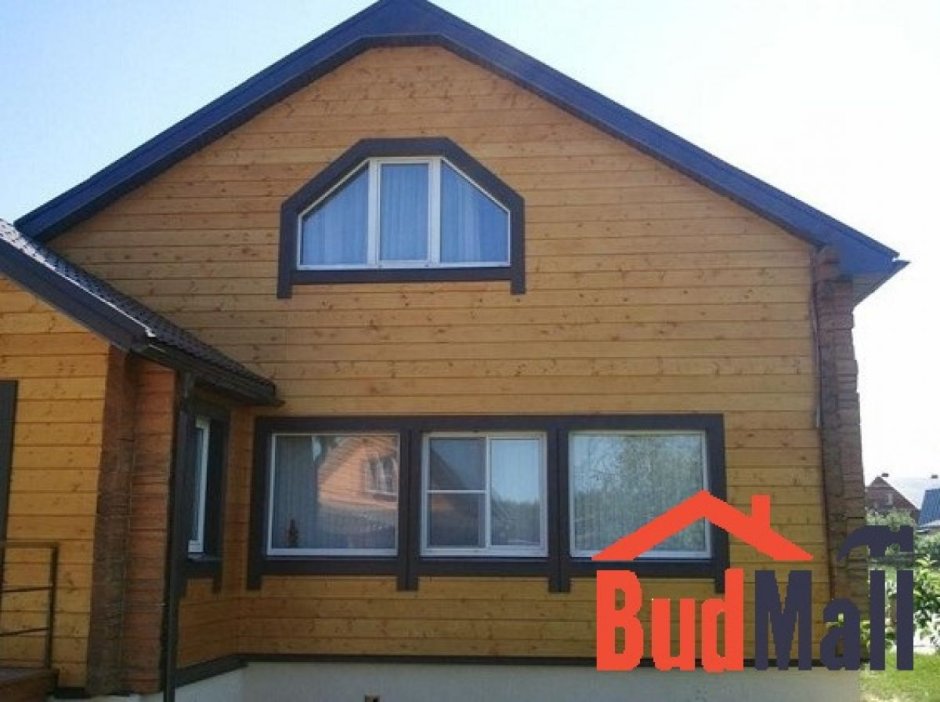 Обшивка дома имитацией бруса снаружи