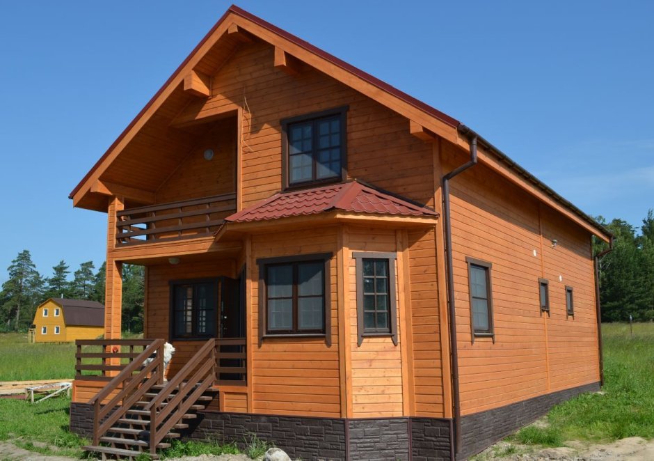 Дом имитация бруса