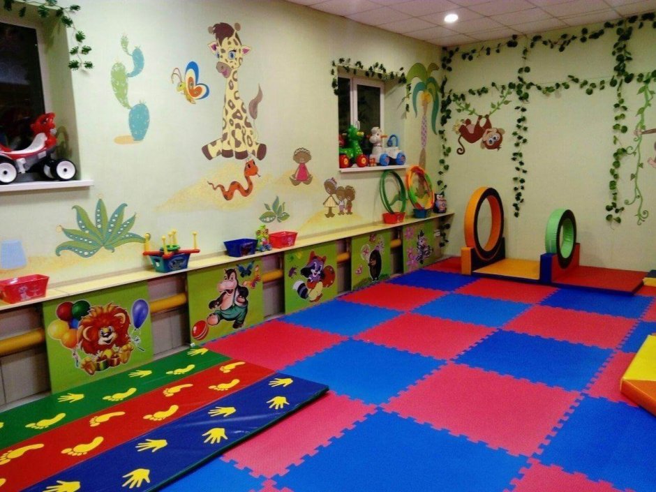 Напольное покрытие для детской игровой комнаты