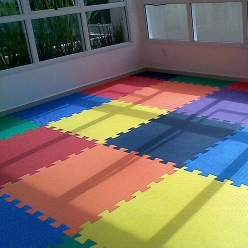 Пробковый пол в детской