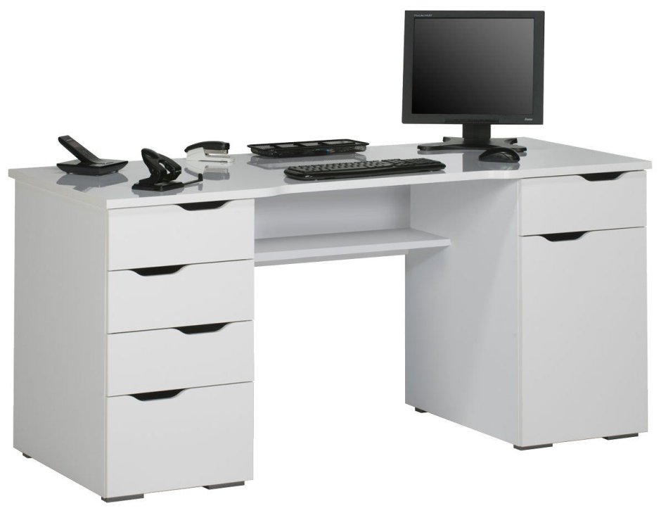 Письменный стол White Computer Desk