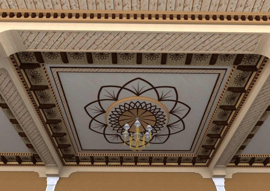 Декор пласт потолок