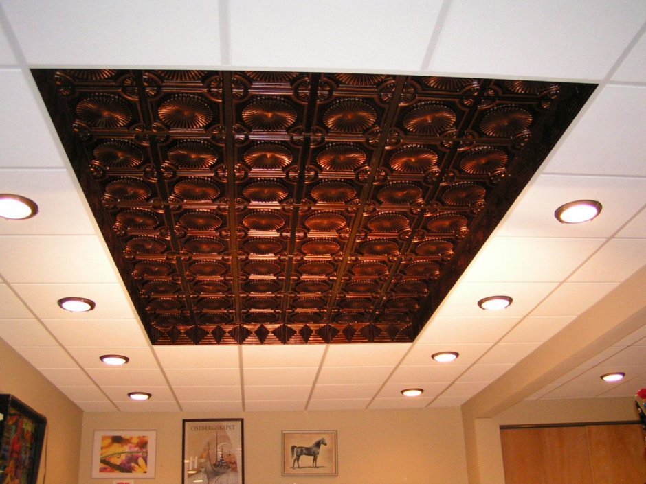Красивые потолки из пластика