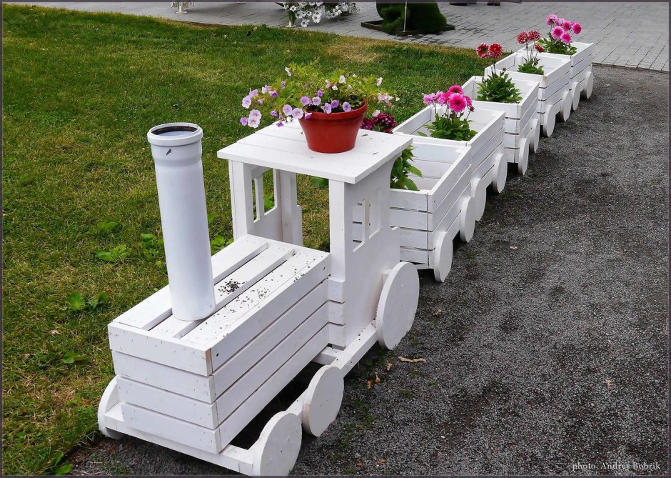 Оригинальные клумбы