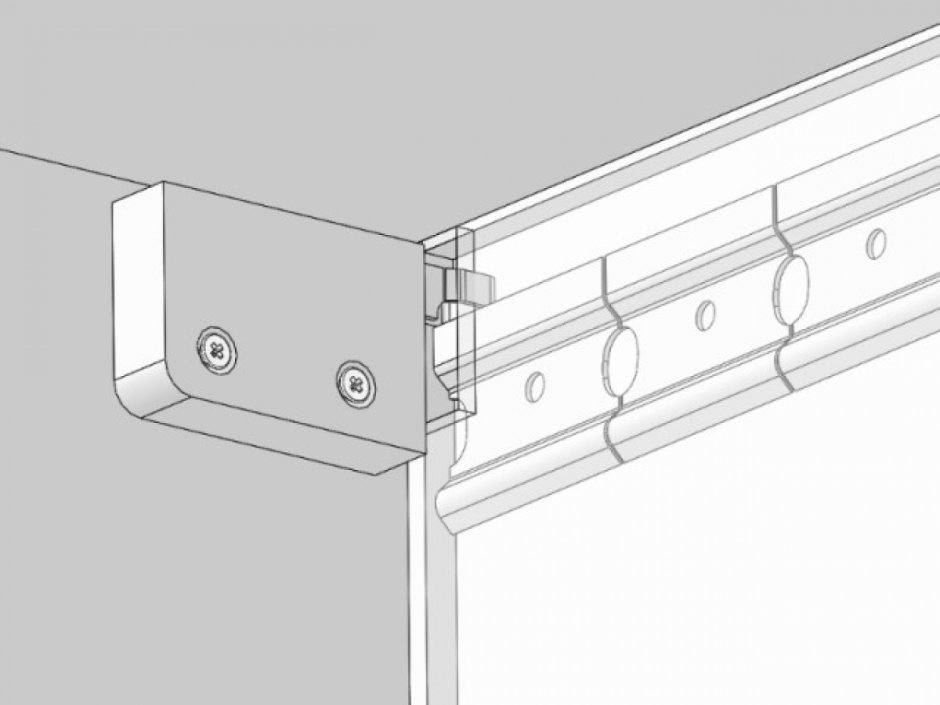 Шина монтажная для навесов l 2000mm