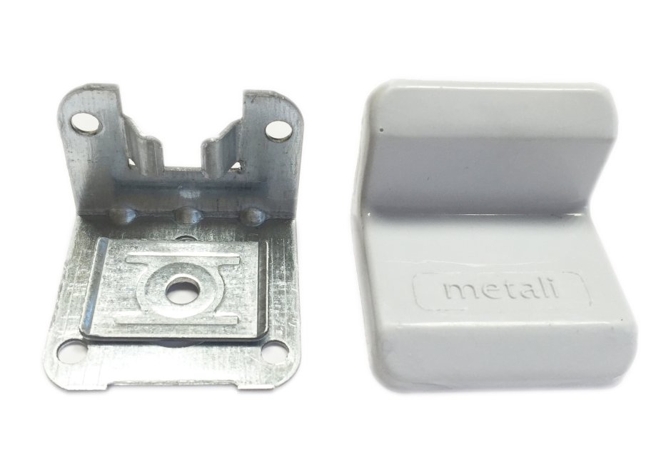 Навес регулируемый l-образный (металл) ch101/w, белый 35-12