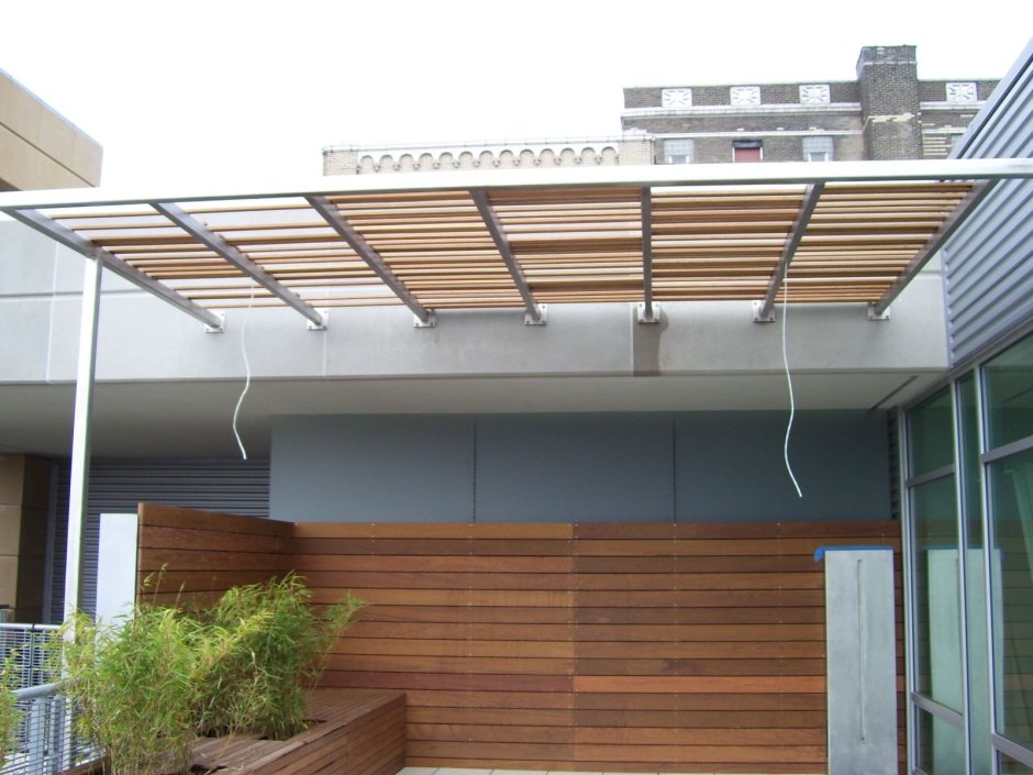 Wood Awning