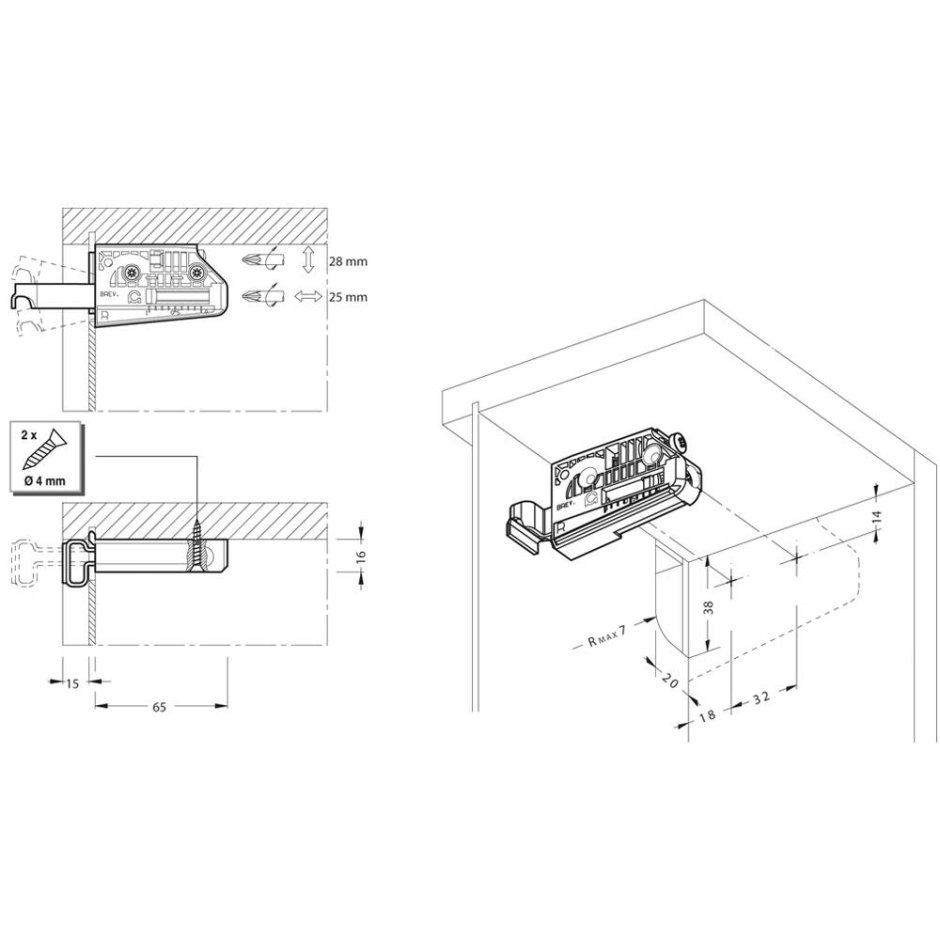 Навес 806 Camar схема