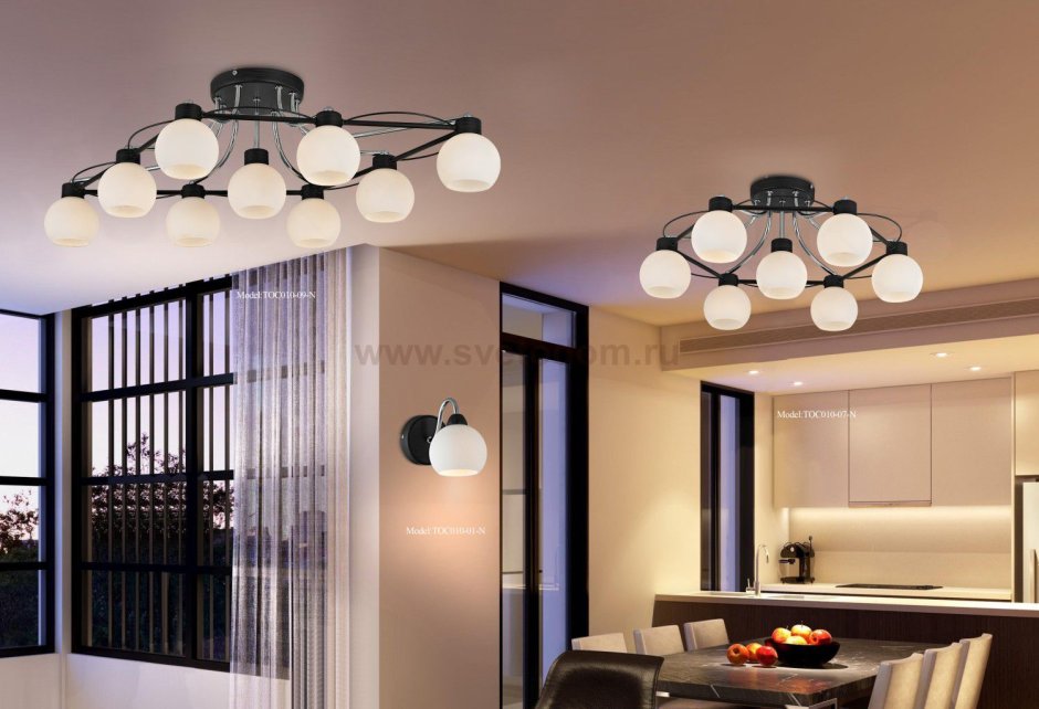 Люстра потолочная Maytoni toc010-09-n