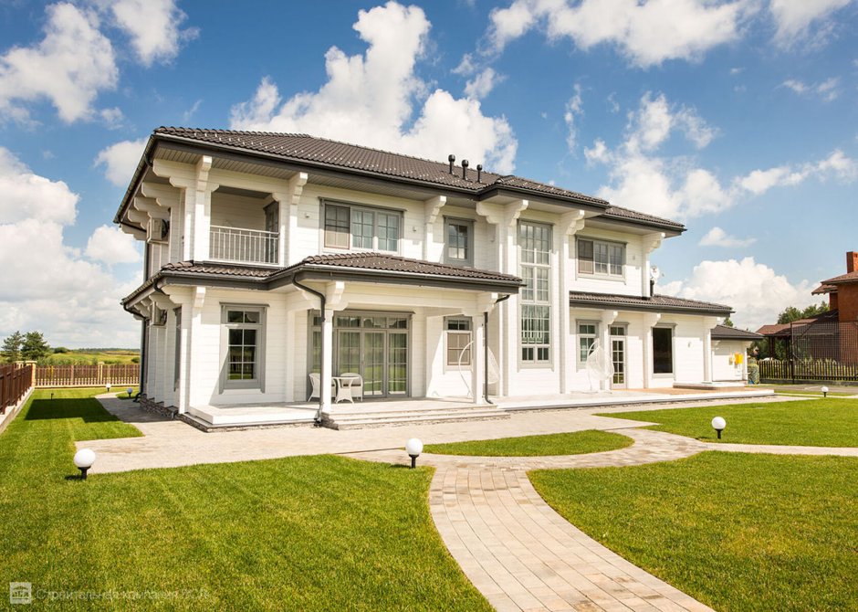 Дом гольф из клееного бруса в Завидово