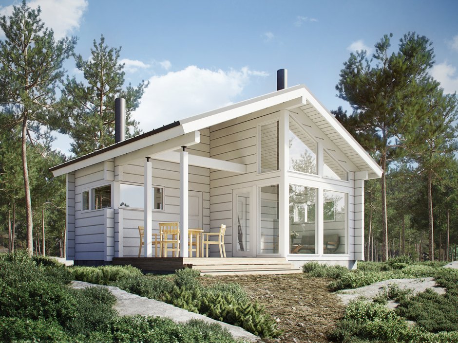 Баня из клееного бруса проекты с односкатной крышей