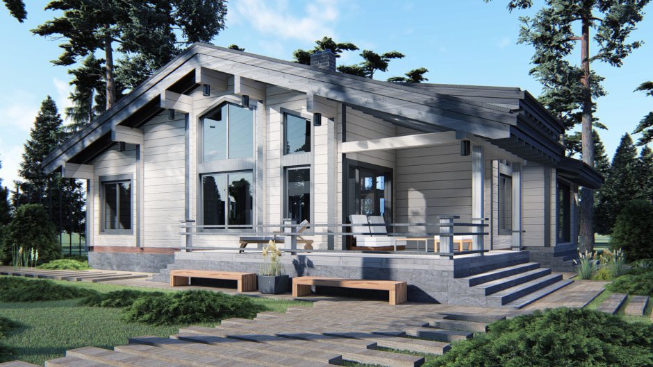 Нарвик дом из клееного бруса проект