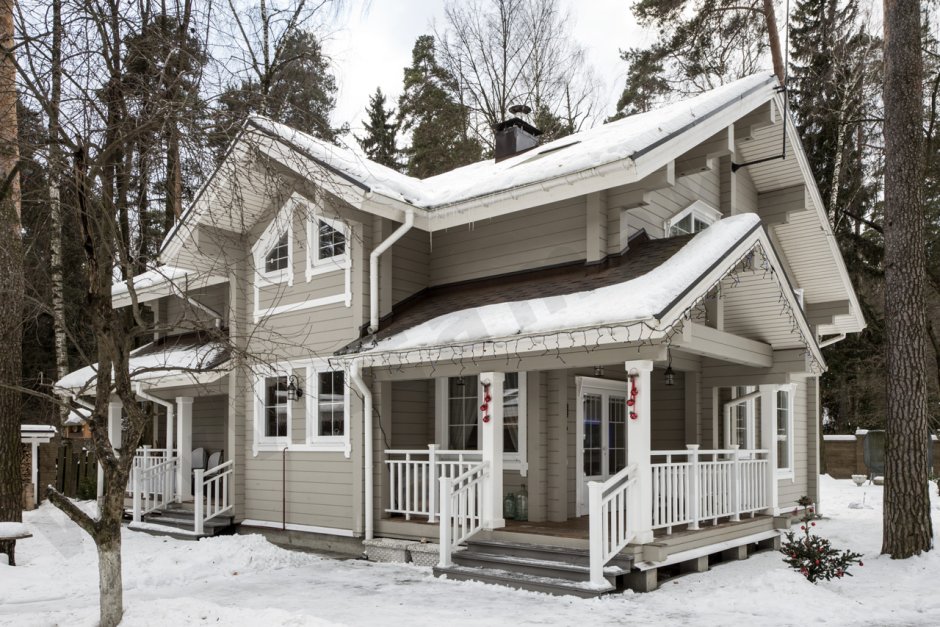 Дом из клееного бруса тамак