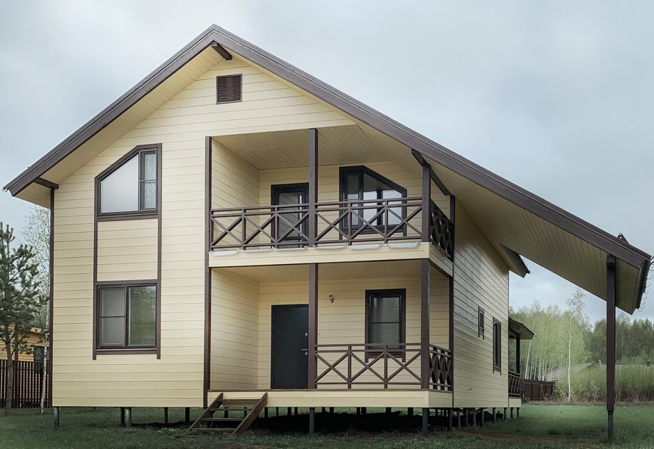 Имитация бруса фасад