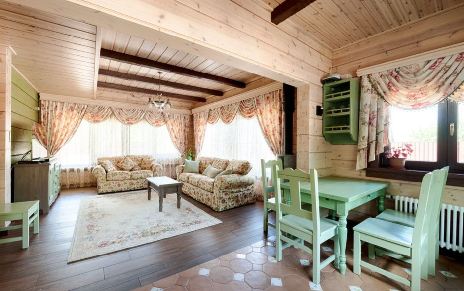 Интерьер маленькой дачи