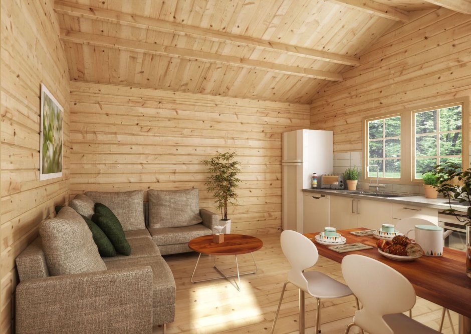 Отделка дачи внутри