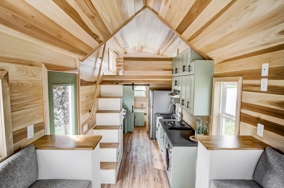 Отделка дачного домика внутри