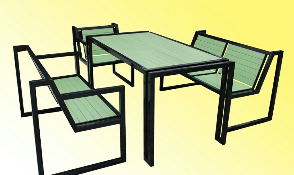Садовая мебель из профиля