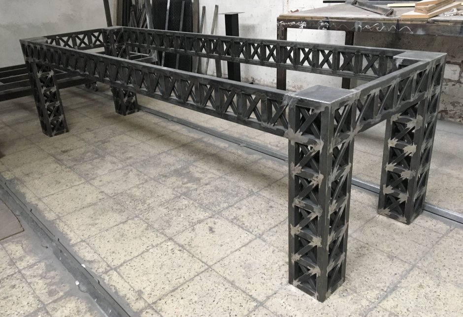 Садовая мебель из профильной трубы