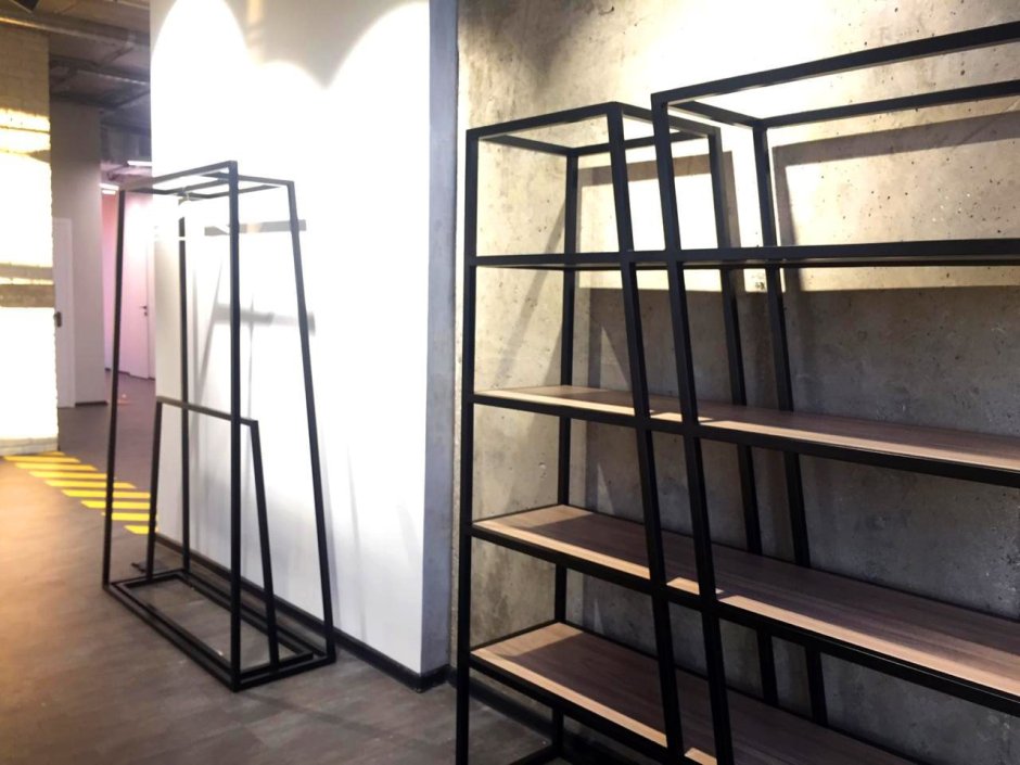 Стеллажи из профильной трубы 80на80 промышленные