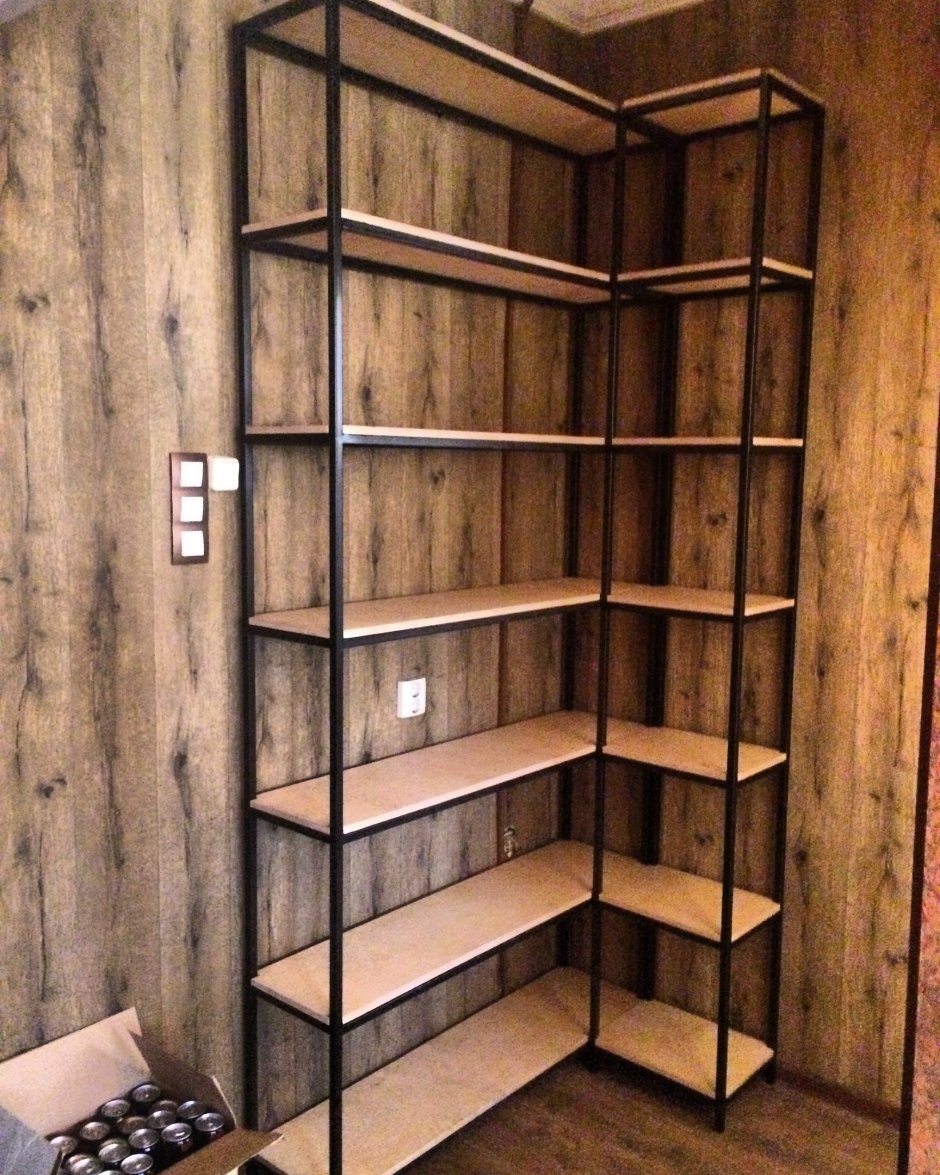 Стеллаж металлический 1800х500х1800 сварной