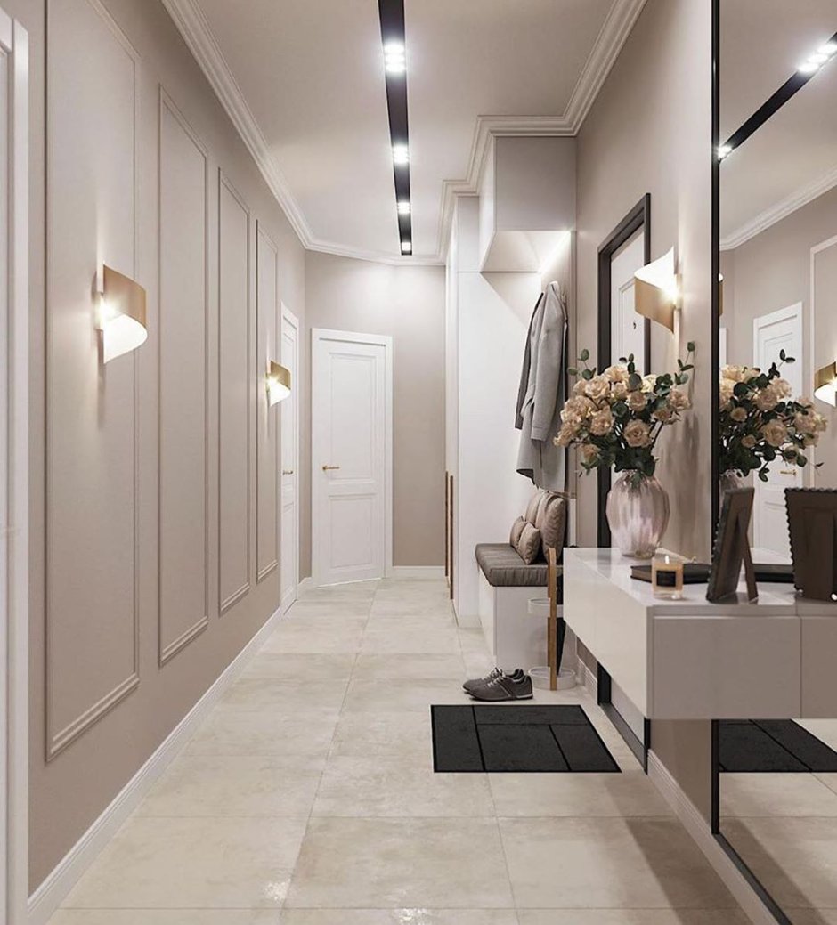 Интерьер прихожей в stile Minimalizm