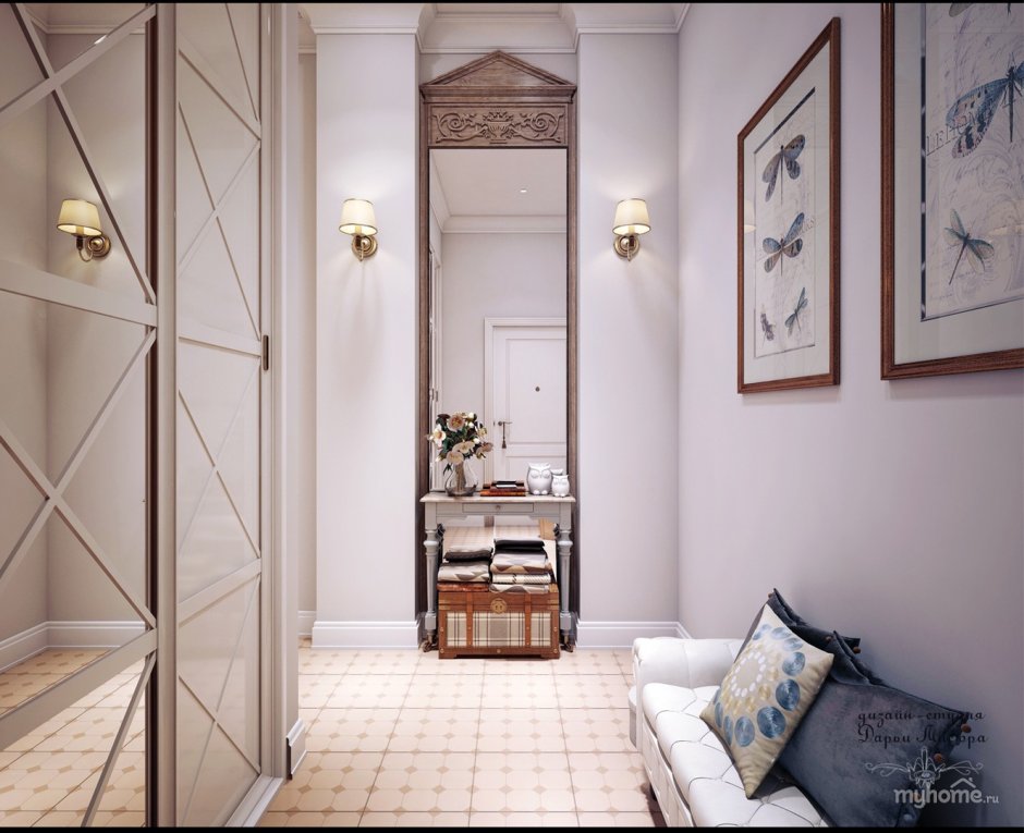 Прихожая в современном стил