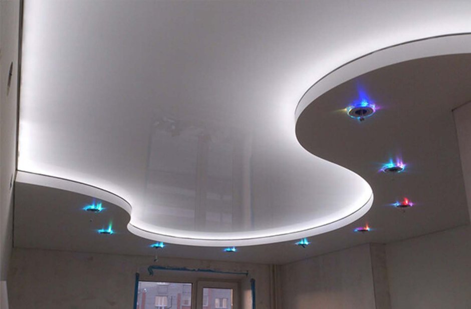 Подвесной потолок с подсветкой
