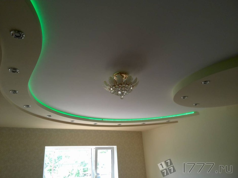 Подвесной гипсокартонный потолок