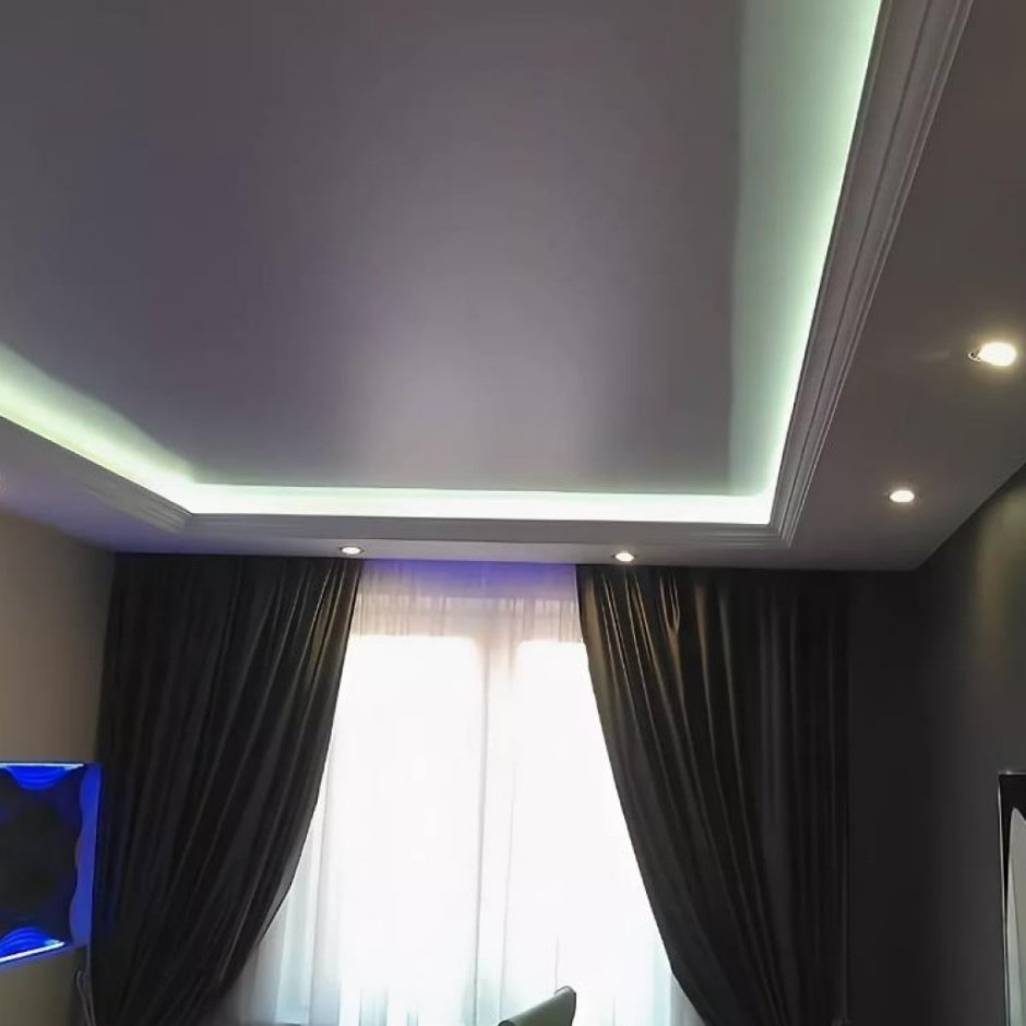 Разноуровневый потолок с подсветкой