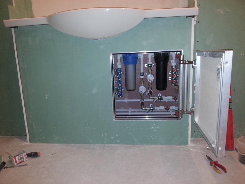 Отделка короба из гипсокартона