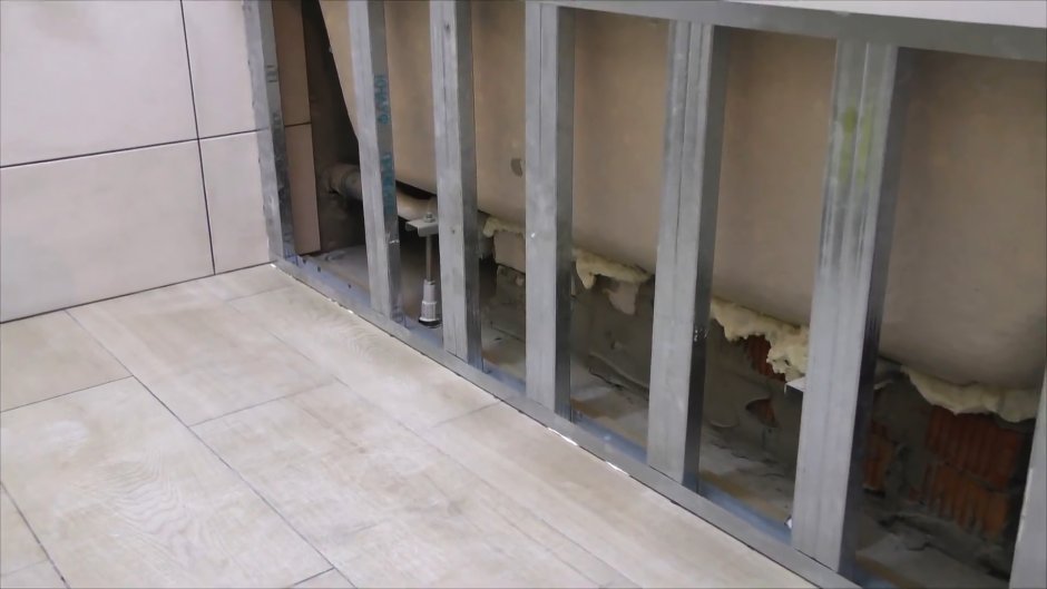 Зашивка труб гипсокартоном