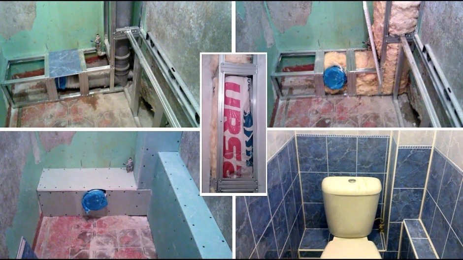 Ниша для ног под ванной