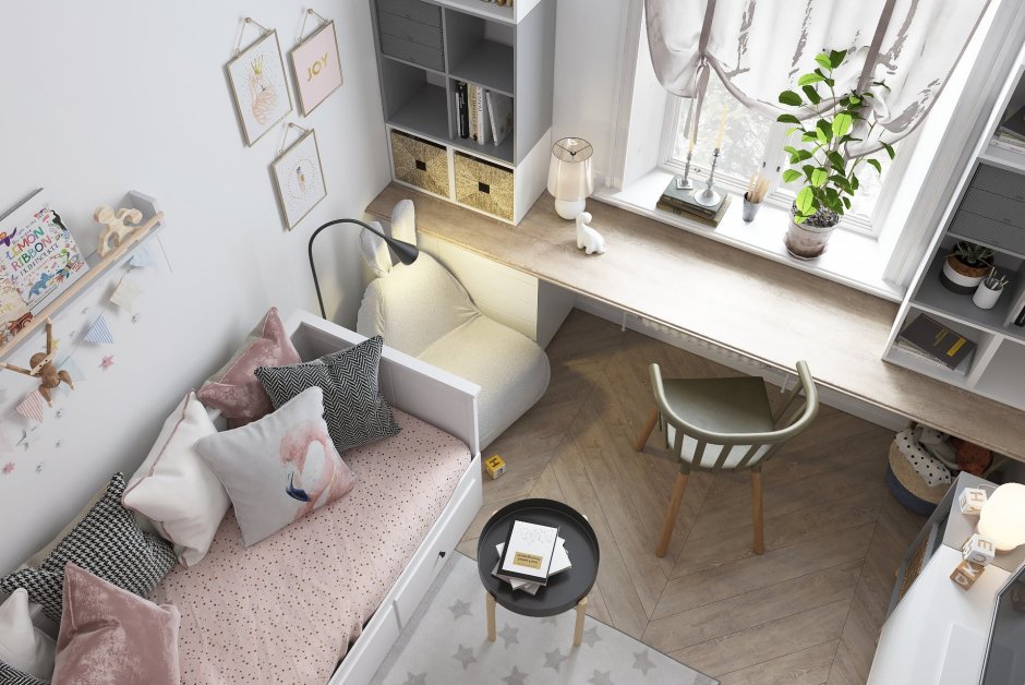 Планировка маленькой спальни для подростка