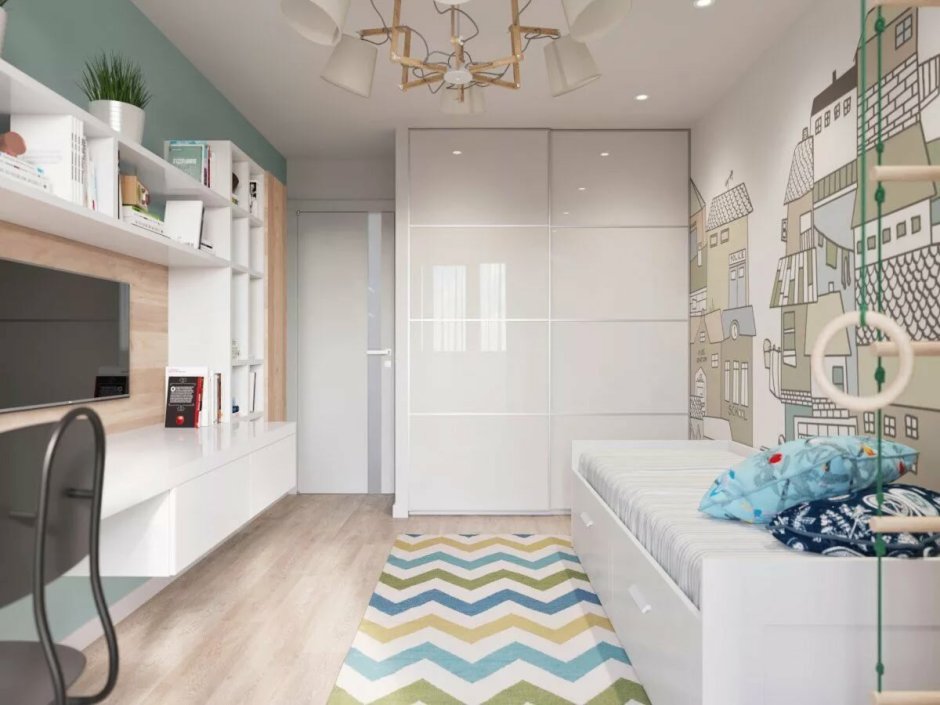 Интерьер маленькой комнаты