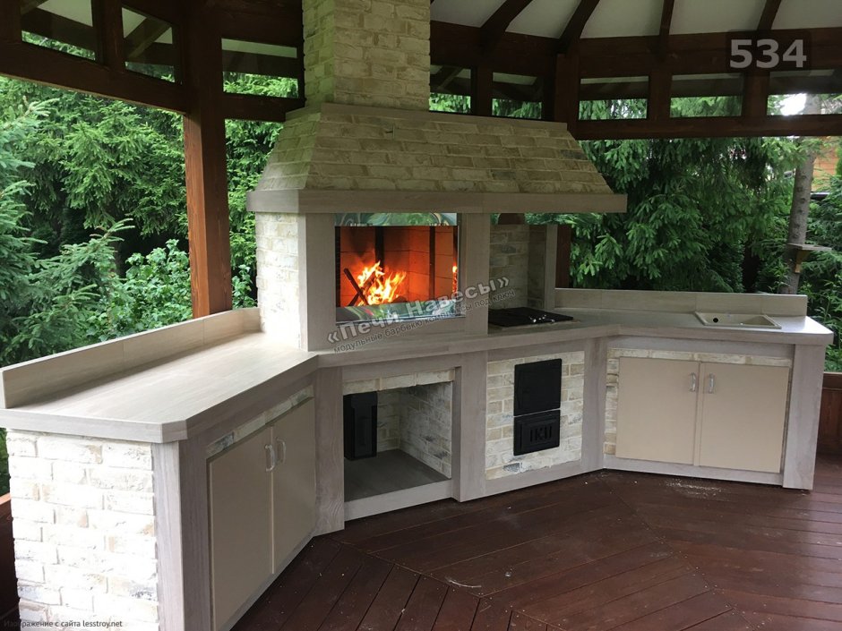 Угловой печной комплекс