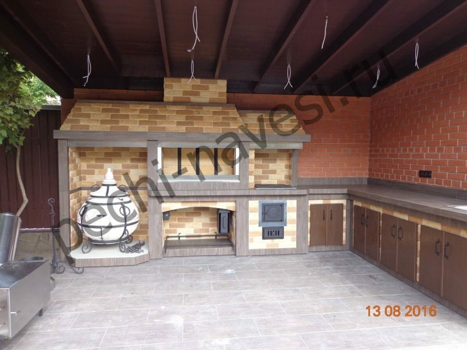 Летняя кухня с тандыром