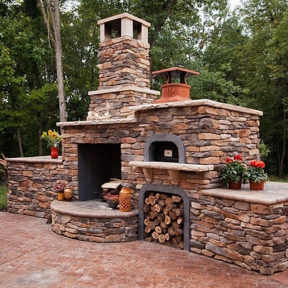 Каменные барбекю