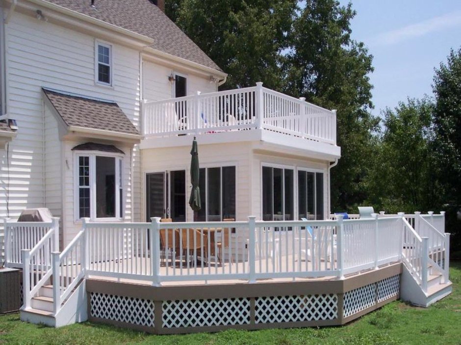 Двухуровневая веранда