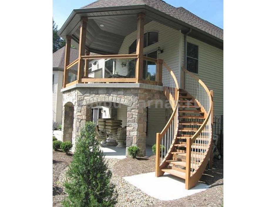 Открытая веранда эркер