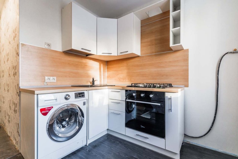 Кухонный гарнитур со стиральной машиной
