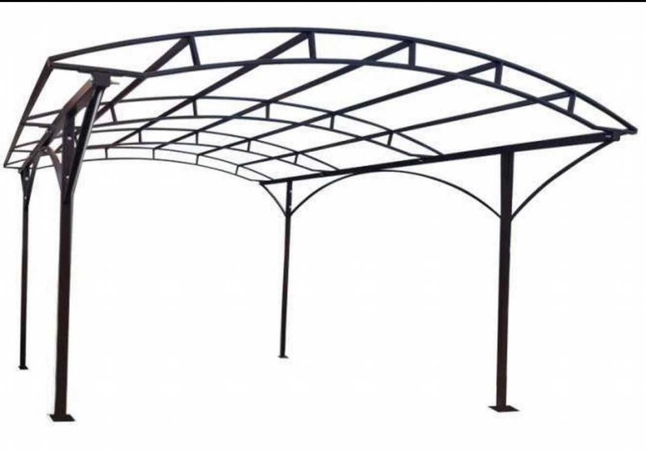 Навес для машины из металла