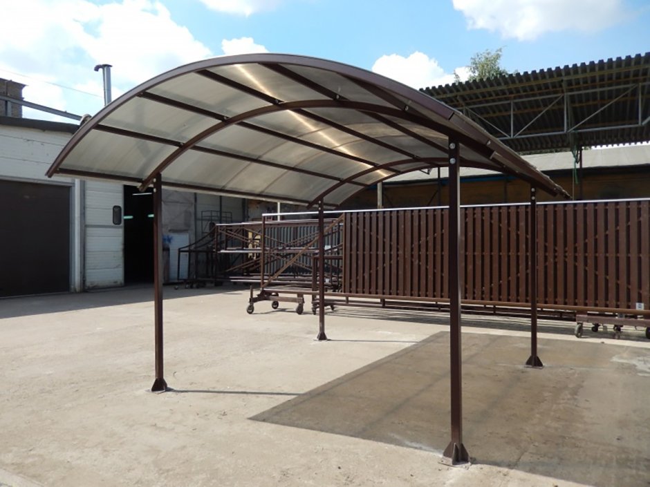 Навес металлокаркас