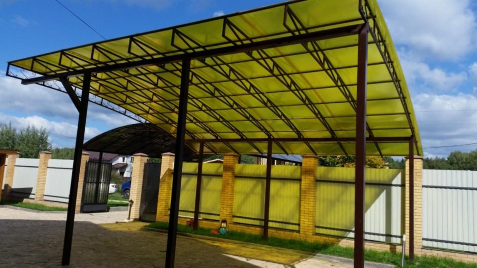 Трубы для навеса