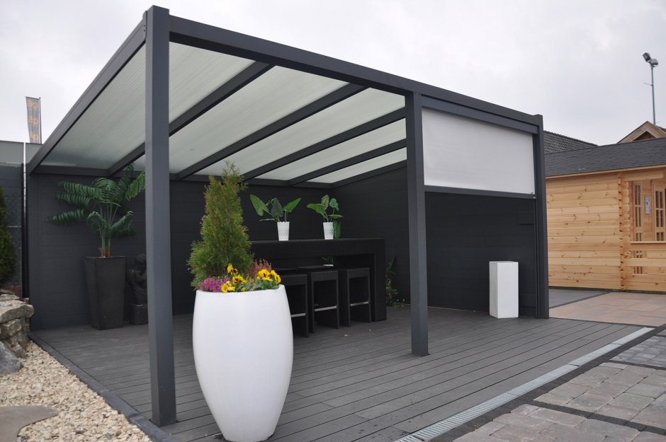 Патио в стиле лофт