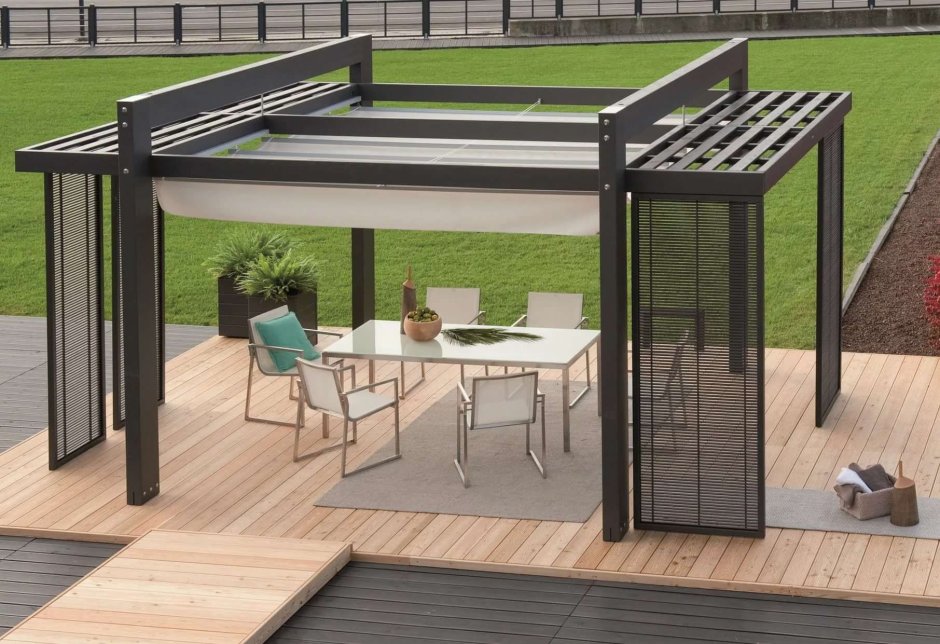 Беседка в стиле лофт